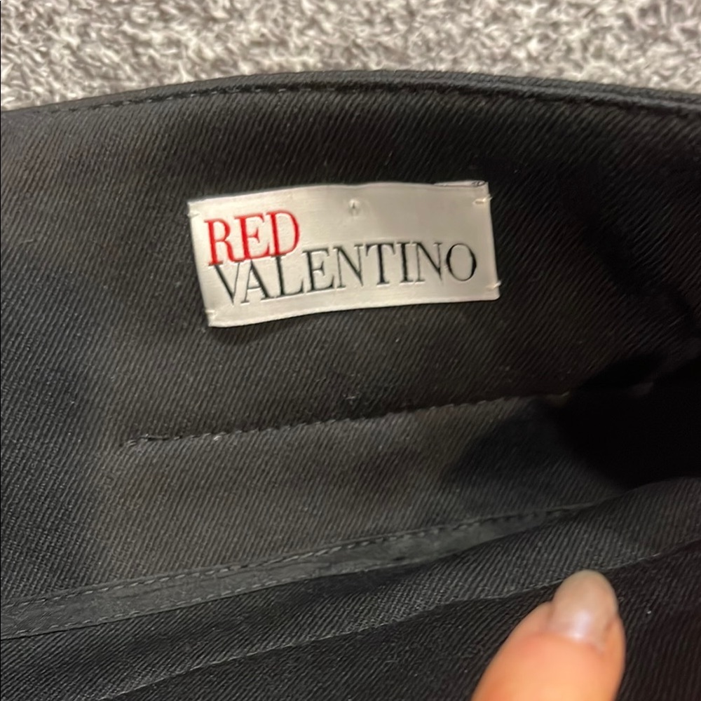 Elegant Black Women's Skirt- Red Valentino